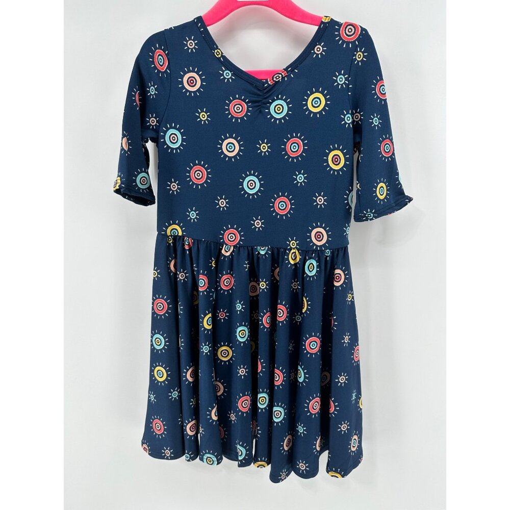 Dotdotsmile Ballerina Dress Size 3/4 Navy Blue New with Tags